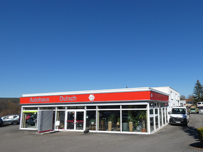 Autohaus Außenfassade